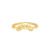 Anel Life Marquise em Prata 925 com Banho de Ouro Amarelo 18k