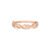 Anel Life Timeless em Liga Rosé com Banho de Ouro Rosé 18k