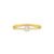 Anel Solitário Forever em Ouro Amarelo 18k com Diamante 0,14 ct