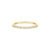 Meia Aliança Eternity em Ouro Amarelo 18k com Diamantes
