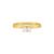 Anel Pop Up em Ouro Amarelo 18k com Topázio Incolor