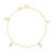 Pulseira Baby em Ouro Amarelo 18k com Pérolas