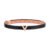 Pulseira Vivara em Couro com Ouro Vivara 18k e Diamantes Negros