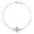 Pulseira Giardino em Ouro Branco 18K com Diamantes