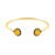 Pulseira Policroma em Ouro Amarelo 18k com Citrinos e Diamantes