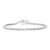 Pulseira Riviera em Ouro Branco 18k com Diamantes