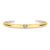 Pulseira Mykonos em Prata 925 com Ouro Amarelo 18k e Diamantes