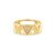 Anel Icona em Ouro Amarelo 18k com Diamantes