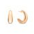 Brinco Argola Bombe em Ouro Rosé 18k, 23mm
