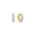 Brinco Argola Allure em Ouro Amarelo 18k com Diamantes, 14mm