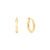 Argola Redonda em Ouro Amarelo 18k, 16mm