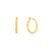 Argola Redonda em Ouro Amarelo 18k, 19mm