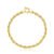 Pulseira Corda em Ouro Amarelo 18k