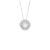 Pingente Solitário em Ouro Branco 18k com Diamantes 0,27 ct