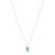 Colar Life Royal Prata Cristal Verde