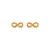 Brinco Life Infinito Com Banho Ouro Amarelo