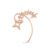 Brinco Life Ear Cuff Star Banho Ouro Rosé