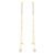 Brinco em Ouro Amarelo 18k com Pérolas