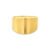 Anel Dunas Escovado em Ouro Amarelo 18k