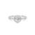 Anel Spot em Ouro Branco 18k com Diamantes