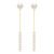 Brinco em Ouro Amarelo 18k com Pérolas