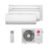 Ar Condicionado Multi Tri Split Inverter LG 2X9000 Btus Hw + 1X12000 Btus Cassete 1 Via Quente/Frio 220V Monofásico A3UW24GFA2.AWGZBRZ