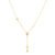 Colar Life Signature Gravatinha Estrela com Banho de Ouro Amarelo