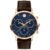 Relógio Movado Masculino Couro Marrom 607844