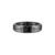 Anel Black Iron Man em Prata 925 com Ródio Negro e Quartzo Negro