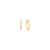 Argola Redonda em Ouro Amarelo 18k com Diamantes, 11,5mm