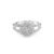 Anel Conjunto Especial em Ouro Branco 18k com Diamantes