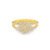 Anel Conjunto Especial em Ouro Amarelo 18k com Diamantes