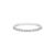 Meia Aliança Eternity em Ouro Branco 18k com Diamantes