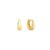 Argola Life Galaxy Prata com Banho Ouro Amarelo 9 mm