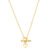 Colar Life Love IV Prata com Banho Ouro Amarelo Fecho T