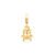Pingente Life Bugs Besouro em Prata 925 com Banho de Ouro Amarelo 18k