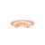 Anel Life Marquise em Liga Rosé com Banho de Ouro Rosé 18k