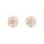 Brinco Raiyah em Ouro Rosé 18k com Diamantes Brown