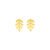 Brinco Gold Palm em Ouro Amarelo 18k