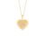 Pingente Amantes Coração em Ouro Amarelo 18k com Diamantes Brown