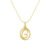 Pingente Letra G em Ouro Amarelo 18k com Diamantes