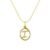 Pingente Letra I em Ouro Amarelo 18k com Diamantes