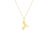 Pingente Letra T em Ouro Amarelo 18k