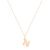 Pingente Letra N em Ouro Rosé 18k
