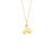 Pingente Letra P em Ouro Amarelo 18k