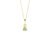 Pingente Colors em Ouro Amarelo 18k com Safira Verde
