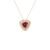 Pingente Splendore em Ouro Vivara 18k com Rodolita e Diamantes