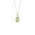 Pingente Marine em Prata 925 com Peridotos e Topázio Incolor