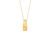 Pingente Bombe Martelado em Ouro Amarelo 18k