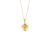 Pingente Heart em Ouro Amarelo 18k com Citrino